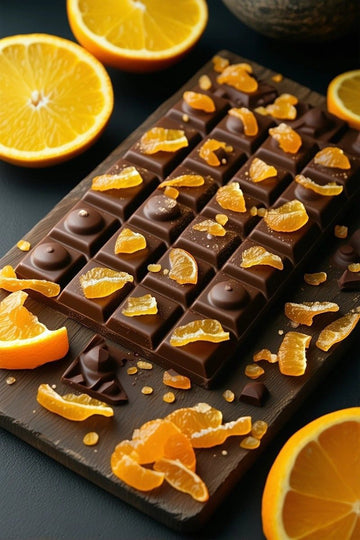 54% Orange-Infused Dark Chocolate Bar